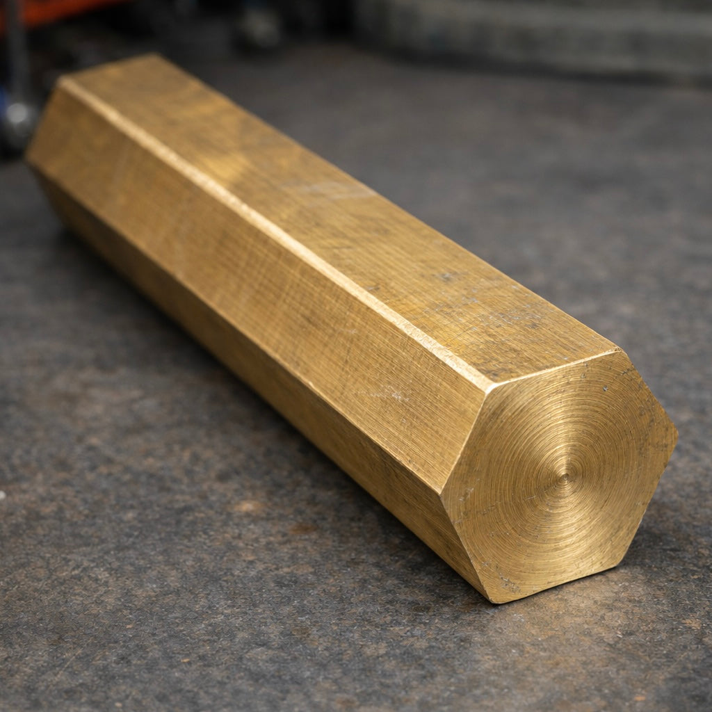 Brass Hex Bar